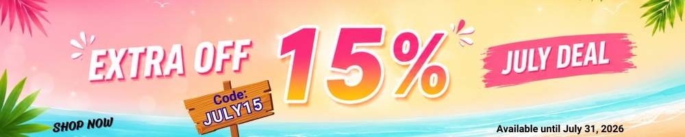 Summer Coupon 15% OFF Summer Coupon 15% OFF